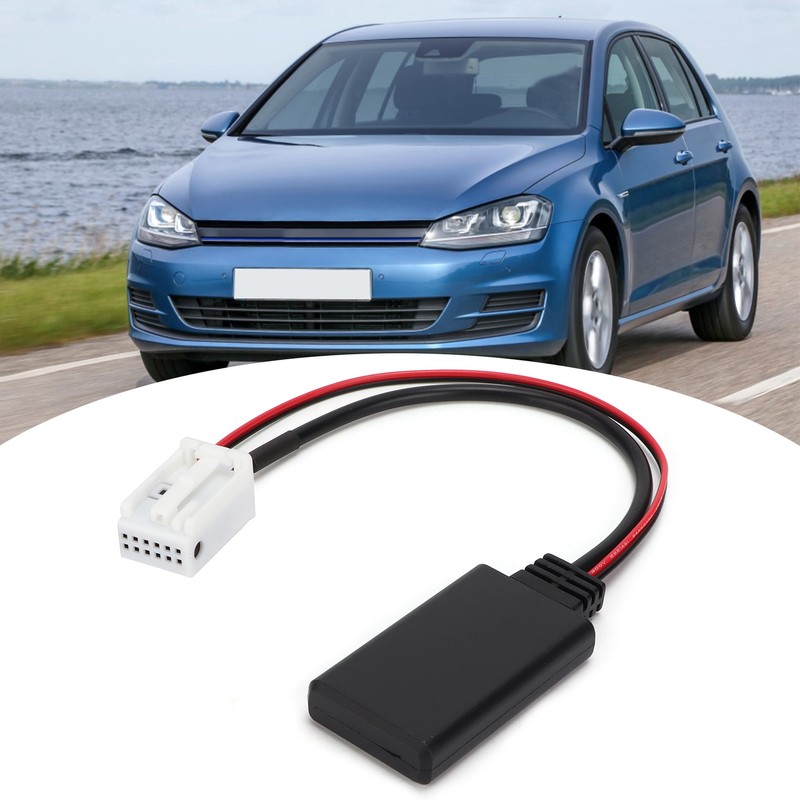 Car Bluetooth Module 12V AUX-IN Cable Wireless Audio Adapter Replacement