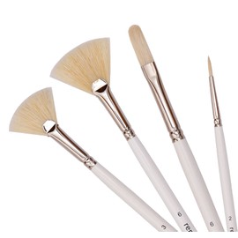 Repino Fan Brush Set 88260 Liner Filbert Brush Artist Brush Finest Quality Brush Set for Oil Paints, Acrylic Paints etc.