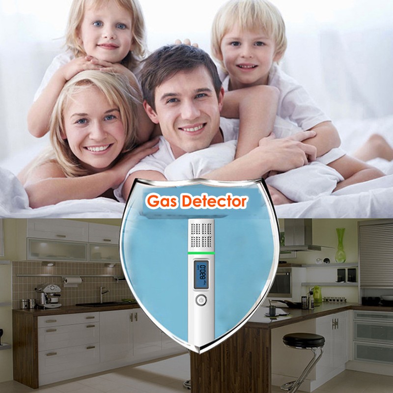 Portable Natural Gas Leak Detector with LCD Display High Accuracy
