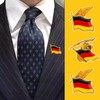 HAFRILY Pack of 10 Germany Flag Badges National Badge for