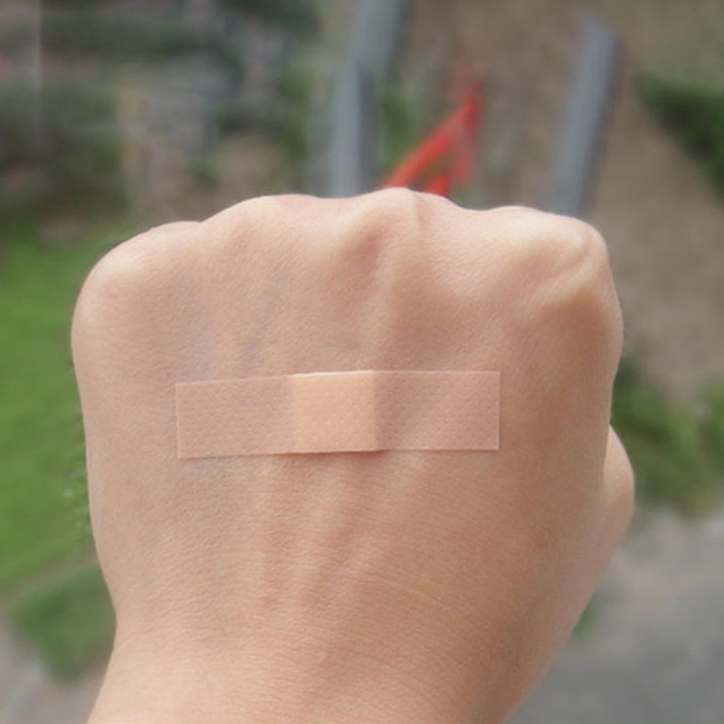 300 Pcs Small Bandages for Face, Mini PE Adhesive Nose