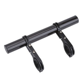 Bicycle Handlebar Extension 20 mm Bicycle Extender Mount Handlebar Extender Bicycle Handlebar Extender for 25.4-31.8 mm Handlebar for Torch Smartphones Navigation Device (Black)