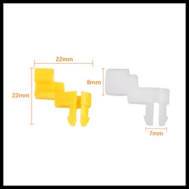 Hihaha 5 Sets Door Lock Rod Clip Retainer Fasteners 4D0-807-300 69293-12040 Durable Material