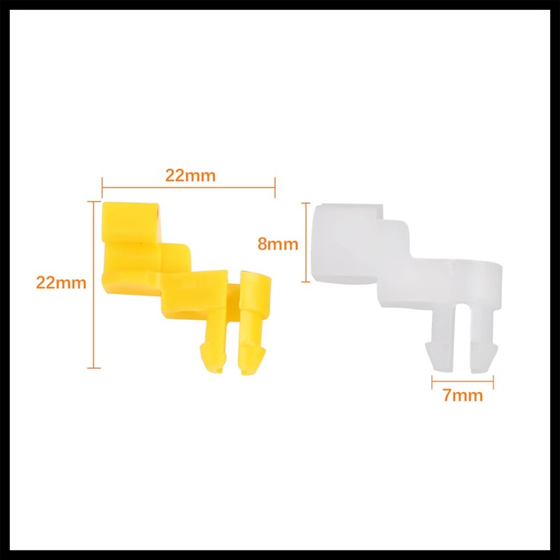 Hihaha 5 Sets Door Lock Rod Clip Retainer Fasteners 4D0-807-300