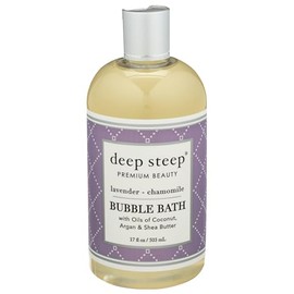 Deep Steep Bubble Bath, Lavender Chamomile, 17.5 Ounce