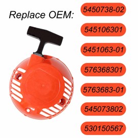 Arpisziv Recoil Starter Assembly 579063101 Fit for Hus-qvarna 125E 128LD Edger 125C 128C 128 L 128 LDX Trimmer Replaces 545106301
