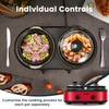 KOOC Double Small Slow Cooker, Buffet Server and Warmer, 2