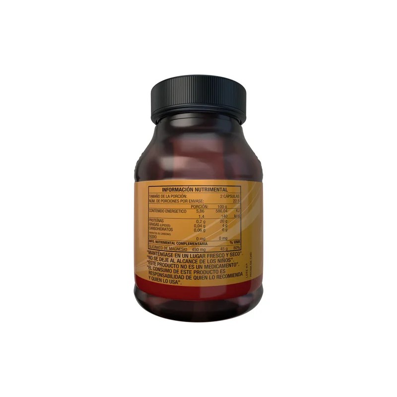 Essencial Nutricion Glicinato Magnesio Relajación Muscular