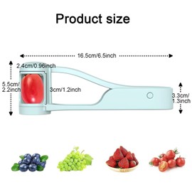 SSKHE 1PCS Grape Cutter for Children, for Fruit Slicer, Ergonomic, Non-Slip Handle, Simple Poop Cutter Easy to Clean