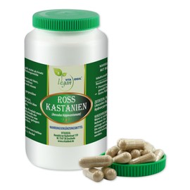 VITAIDEAL VEGAN® Horse Chestnut Fruits (Aesculus hippocastanum) 120 Capsules 600 mg Each Pure Natural without Additives