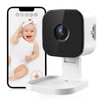 1080P Indoor Smart Security Camera,Baby Monitor with Camera and Audio,