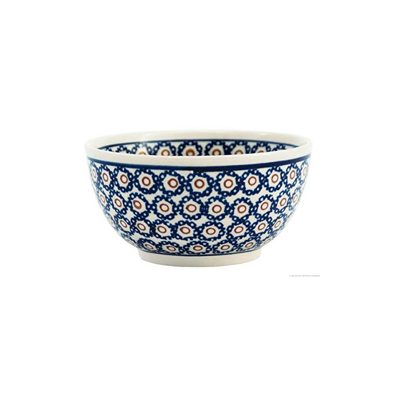 Bunzlauer Keramik Ceramic Bowl with Internal Decoration ø14,0 cm Retro