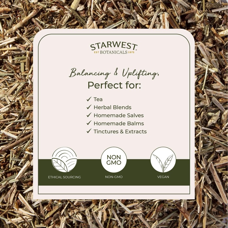 Starwest Botanicals Organic Dried St. John's Wort - Loose Leaf