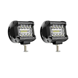 KEENAXIS Led Pods 2PCS 4inch 18W Spot Work Led Off Road Lights Super Bright Driving Fog Light Boat Lights Driving Lights Led Work Light for SUV Jeep Lamp
