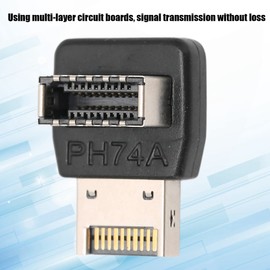 USB3.1 TYPE-E Adapter, 90 Degree Arc Computer Motherboard USB3.1 TYPE-E Adapter USB3.1 TYPEE Adapter (PH74A)