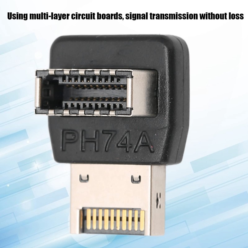 USB3.1 TYPE-E Adapter, 90 Degree Arc Computer Motherboard USB3.1 TYPE-E
