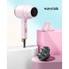 Wavytalk Blow Dryer with Diffuser, Mini Hair Dryer with Folding