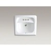 KOHLER KINGSTON 21X18 LAVATORY/4CC