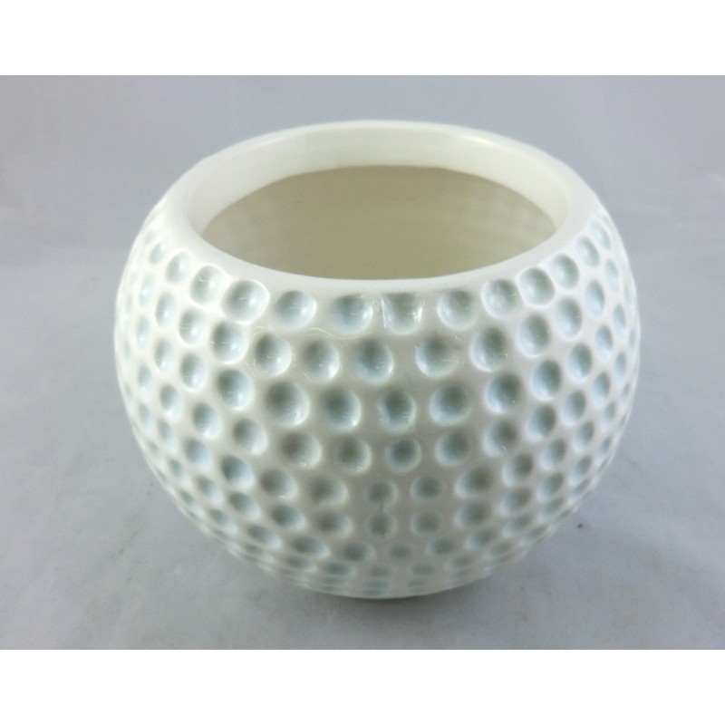 Accents & Occasions Ceramic Golf Ball Planter or Flower Arrangement