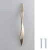 Decoranddecor Brushed Polished Twisted Kitchen Bathroom Cabinet Door Drawer Furniture