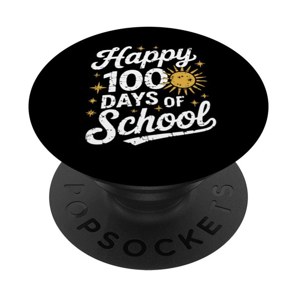 Happy 100 Days of School Fun Vintage Sun & Stars