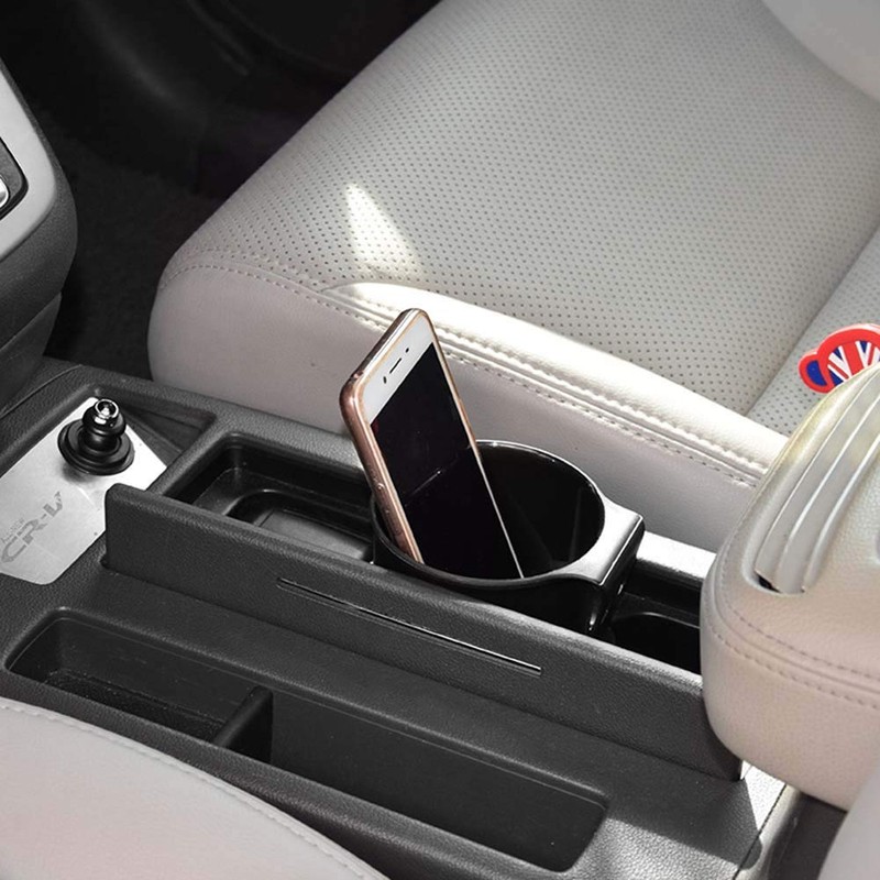 Ejoyous Portavasos Universal para Coche, Caja Multifuncional de Material PP