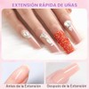MAKARTT Juego de Gel Constructor para Extensiones de Uñas Poly