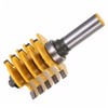 Yakamoz Professional Adjustable 1/2 Shank Finger Joint Router Bit with