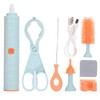 Electric Bottle Brush Set, Bottle Cleaner Brush Wall Mounted Silicone