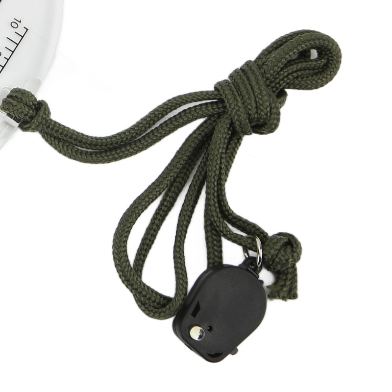 Multifunctional Plastic Compass with Scales Portable Gradiometer Magnifying Glass LED