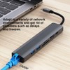 Bolwins Q18CS USB-C Hub 7-in-1, USB Type-C to HDMI 4K,