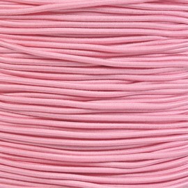 PARACORD PLANET 50 Feet 1/8" Shock Cord (Also Known As Bungee Cord) For Replacement, Repair, & Outdoors Rose Pink