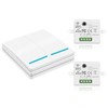 RGBZONE Wireless Remote Light Switch and Receiver Kit, No Wiring,