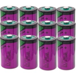 zoyfayl 12 Pack TL-5902 3.6V Battery 1200mAh for tadiran tl-5902 1/2AA Lithium Batteries TL-5902/S TL-2150/S ER14250 SL-350 TL5902 Battery (12 Pack)