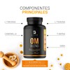 Om Blend 500 mg 180 Cápsulas. Ingredientes naturales: Camomila, L-
