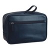 Leonhard Heyden Montreal Leather Toiletry Bag 25 cm, navy