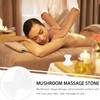 Artibetter Gua Sha Scraping Massage Stone Natural Mushroom Shape Rose