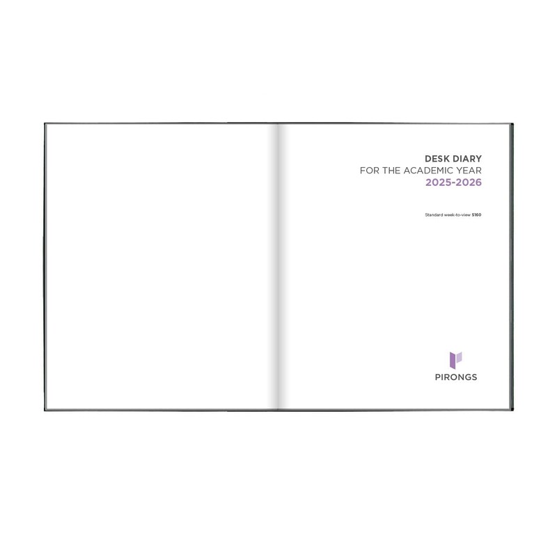 Academic Diary 2025-2026 A5 Week to View by Pirongs |