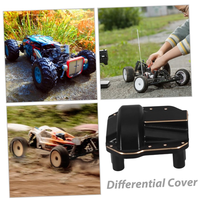 Hohopeti Replacement Brass Diff Cover for Rc Crawler Car Front