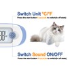 Pet Thermometer, Friendly Short Probe,Comfort Flexible,10-Sec Reading, Rectal Thermometer for