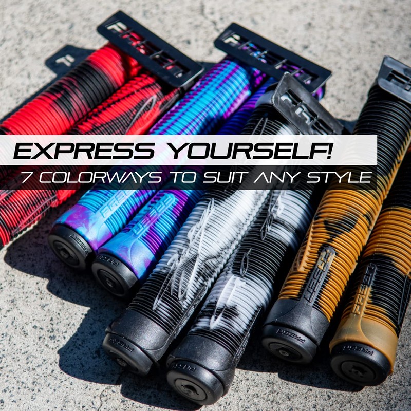 Fasen Fast Scooter Grips - Gum/Black