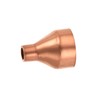 MECCANIXITY Copper Reducing Coupling Fitting with Sweat End, 1/4 x