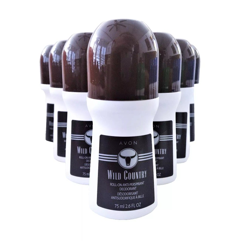 Avon DEODORANT Wild Country Roll-On Bonus Size - Set of