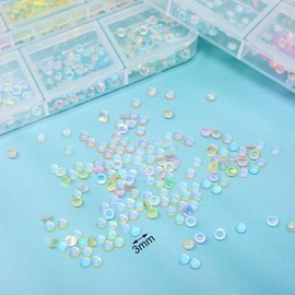yueton Mermaid 3D Bubble Beads Nail Charms Colorful Beads Nail Art Charms Flatback Imitation Crystal Nail Decoration DIY Nail Accessories