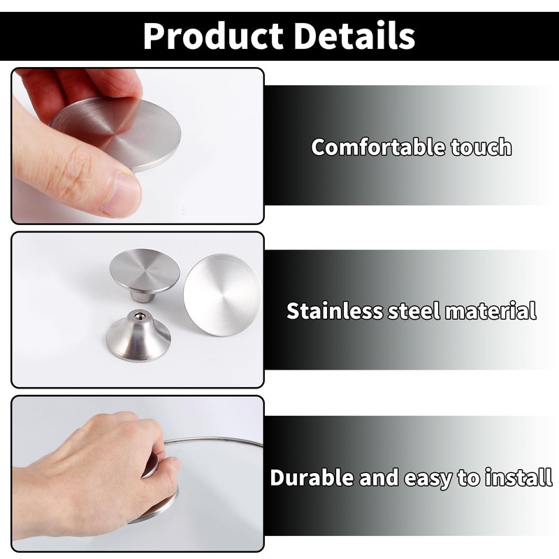 CLKE 2Set Dutch Oven Replacement Handle for Lodge, 5.1cm Replacement