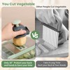 Vegetable Slicer and Chopper with Large Container Multifunction Mandoline Slicer