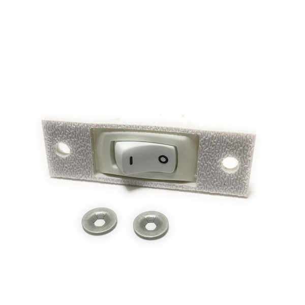 D120 Replacement White Fan Rocker Switch Compatible With Whirlpool Jenn-Air