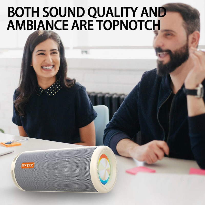 WSTER WS-810 Bluetooth Speaker with HD Sound, Portable Wireless, Output