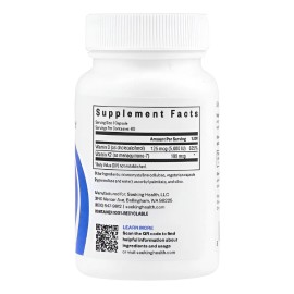 Seeking Health, Vitaminas D3 Y K2, 60 Cápsulas Sin Sabor