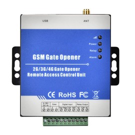 Sonew GSM Gate Opener, RTU5025 Wireless Garage Opener Door Access Control Relay Switch SMS Command (EU)